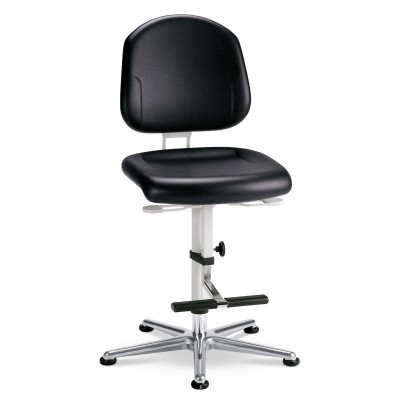 krzesło do pomieszczeń czystych sterylnych Cleanroom Plus 3/bimos/podnóżek/stopki