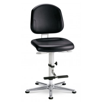 krzesło do pomieszczeń czystych sterylnych Cleanroom Plus 3/bimos/podnóżek/stopki