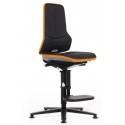krzesło przemysłowe 10 lat gwarancji wysokie Neon 3 bimos podnóżek stopki