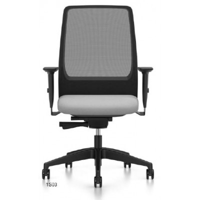 krzesło biurowe obrotowe AIMis1 Interstuhl kółka sitaka