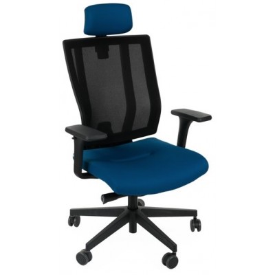 krzesło biurowe obrotowe MAXPRO siatka podłokietniki