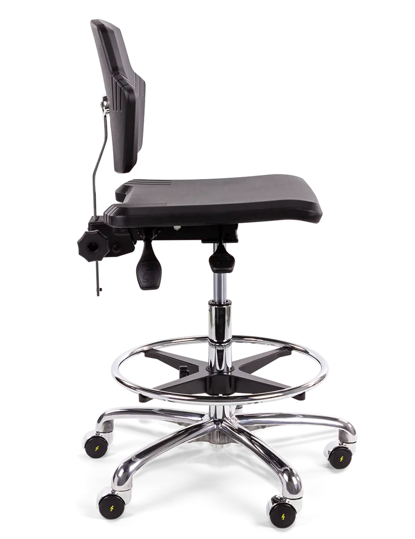 ESD cleanroom krzesło do pomieszczeń czystych Score Spirit 1501 ESD wysokie