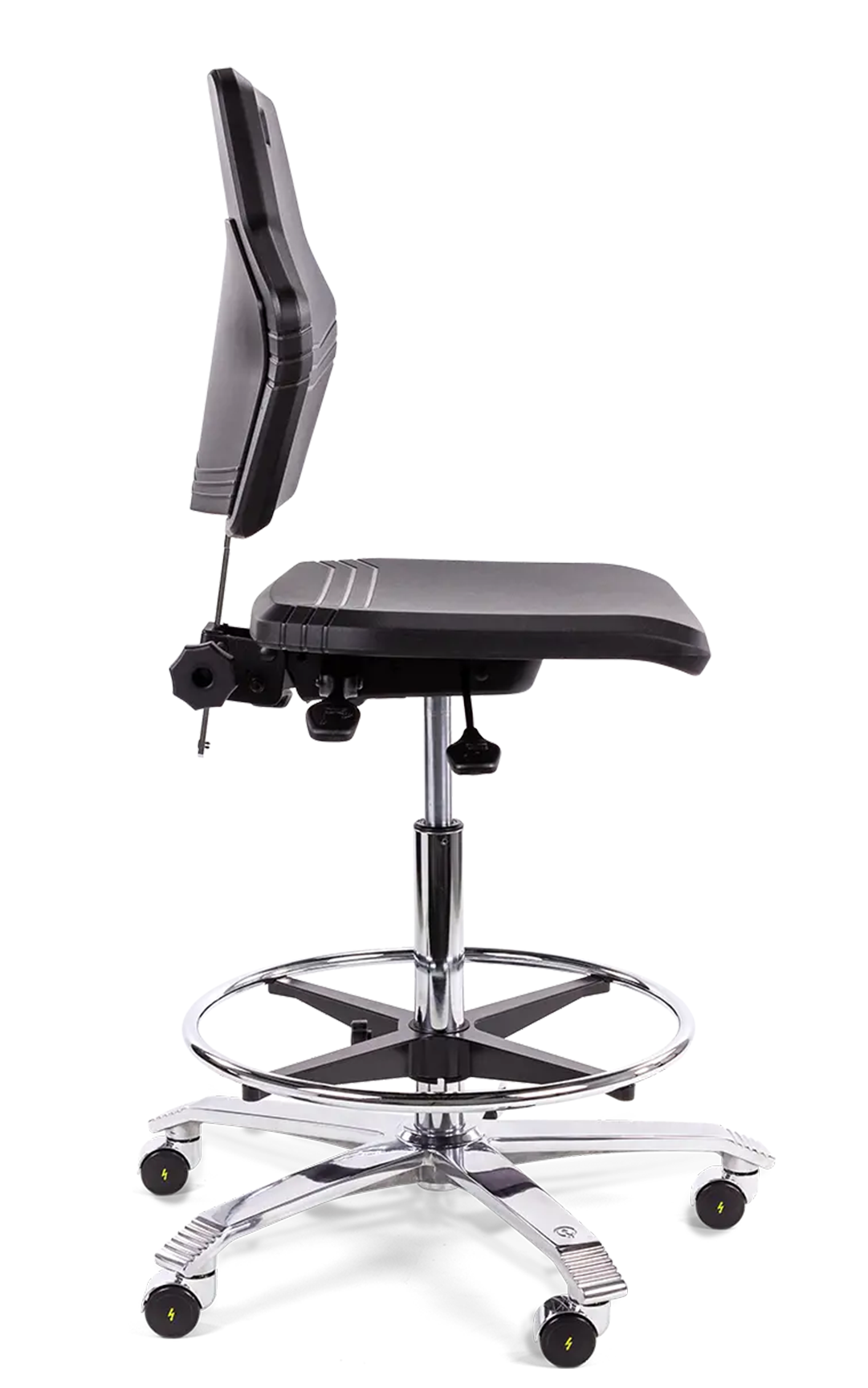 ESD cleanroom krzesło przemysłowe laboratoryjne cleanroom wysokie Score Pro 4402