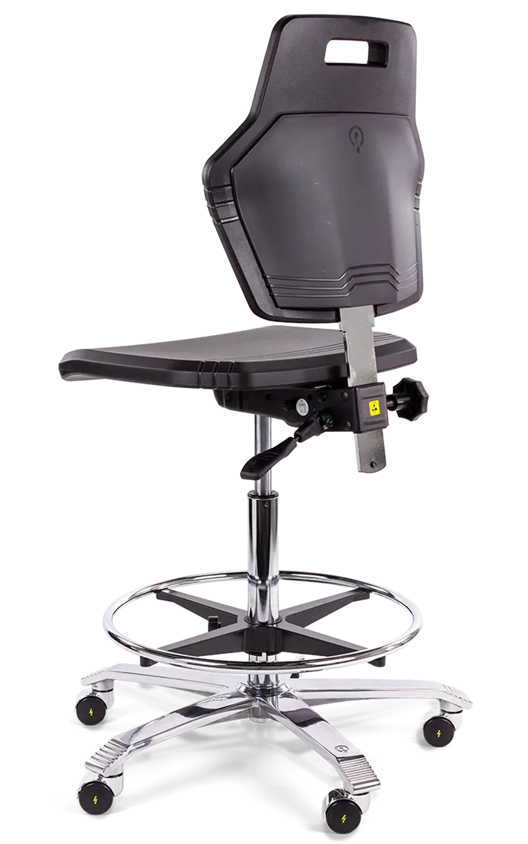 ESD cleanroom krzesło przemysłowe laboratoryjne cleanroom wysokie Score Pro 4402