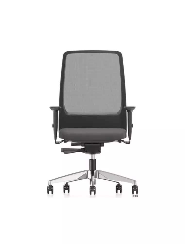 krzesło biurowe 10 lat gwarancji obrotowe kółka siatka AIMis1 Interstuhl