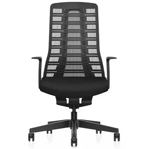 krzesło biurowe obrotowe kółka podłokietniki siatka PUREis3