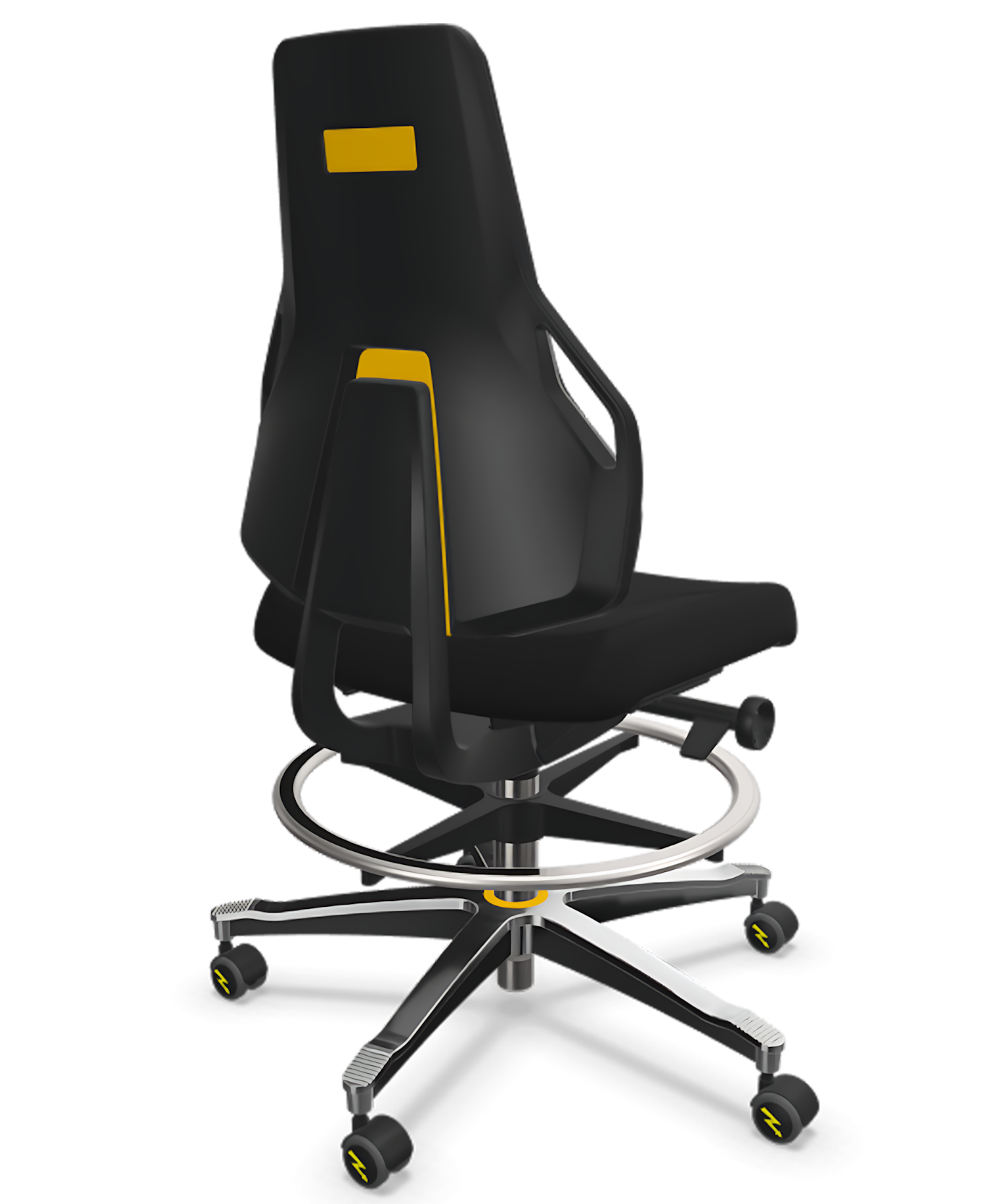 Krzesło do pomieszczeń ESD wysokie Tec identity