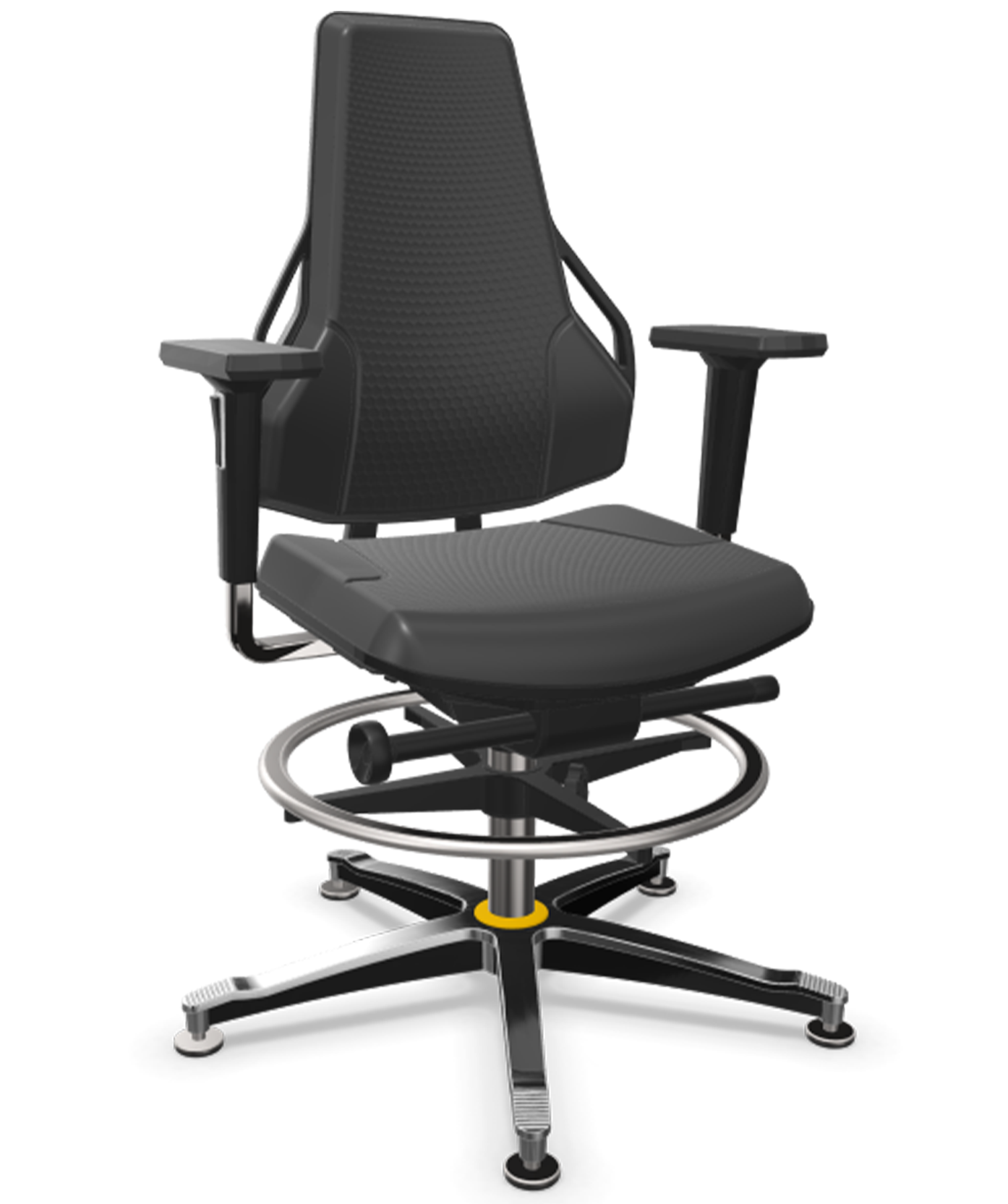 Krzesło do pomieszczeń ESD wysokie Tec identity