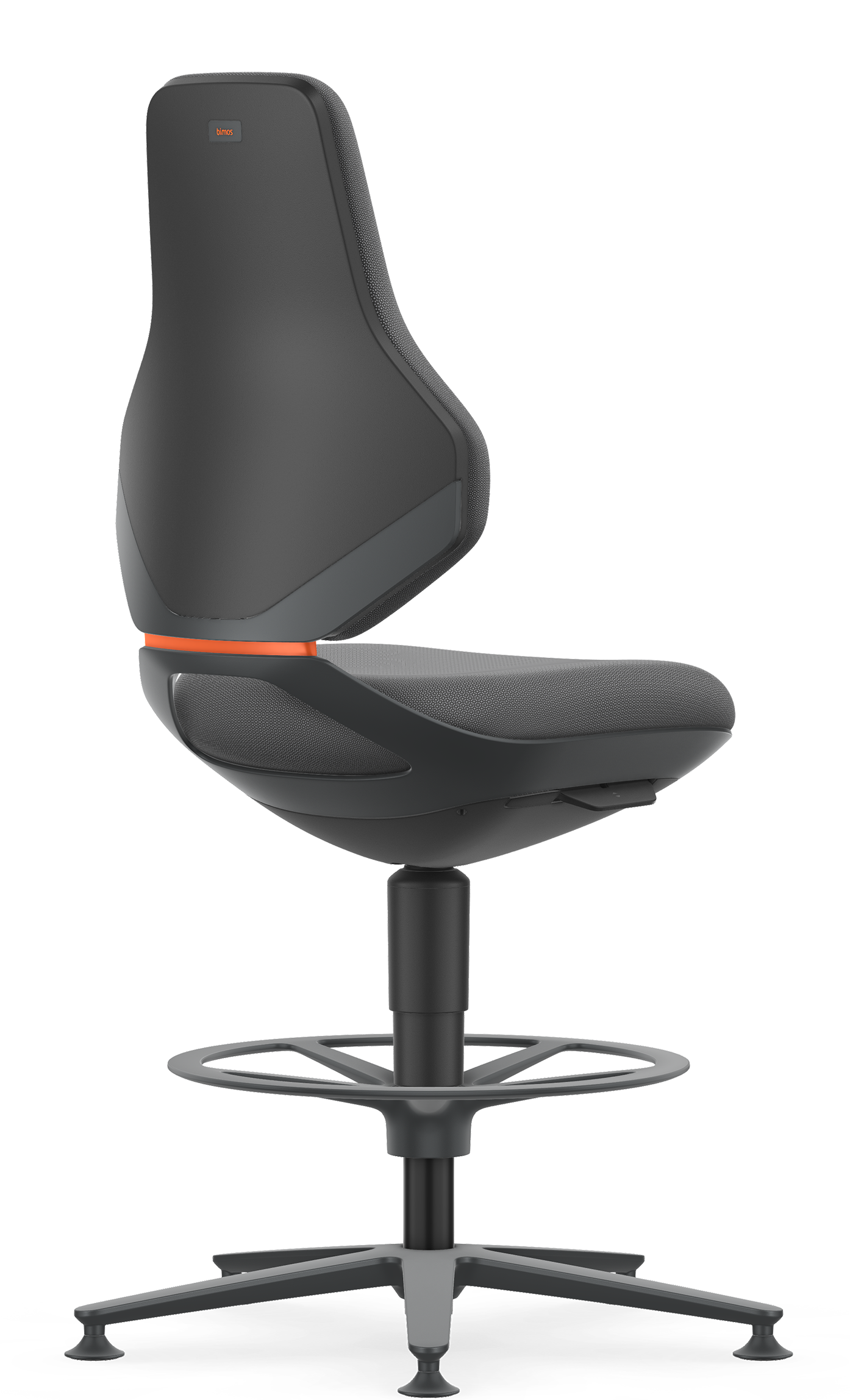 krzesło przemysłowe 10 lat gwarancji Texon 3 Bimos stopki podnóżek