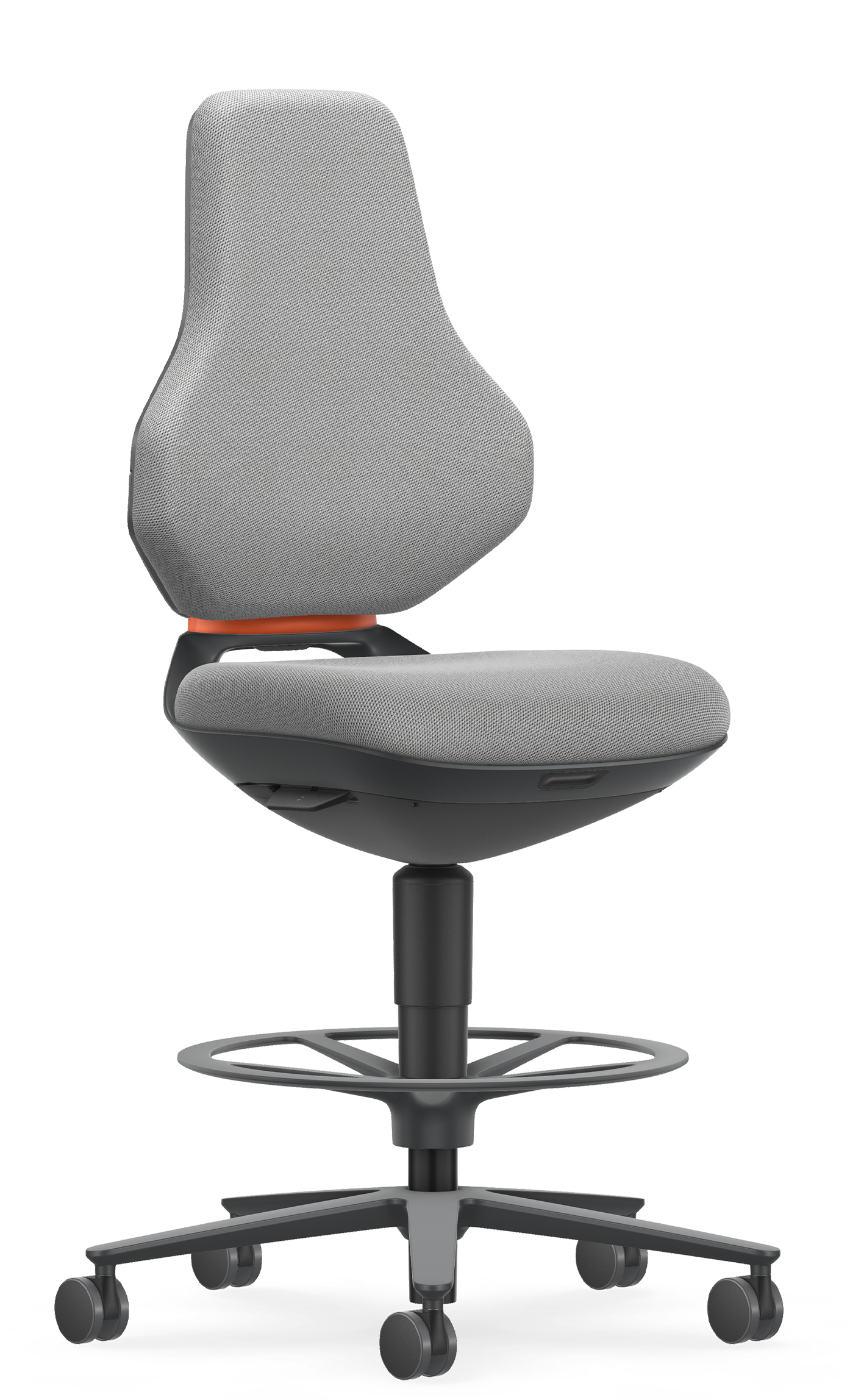 krzesło przemysłowe 10 lat gwarancji Texon 4 Bimos kółka i podnożek