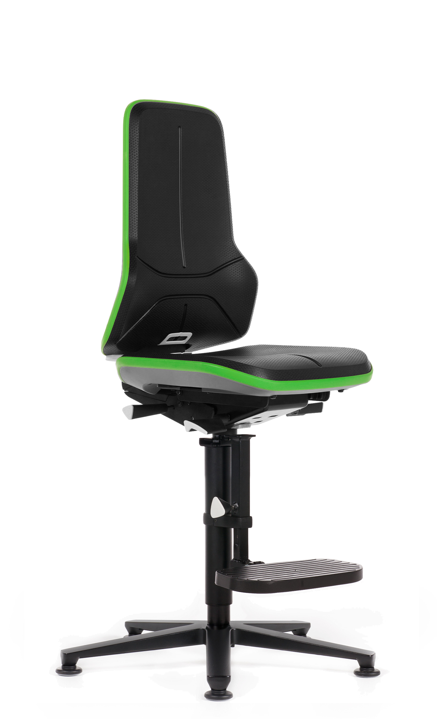 krzesło przemysłowe 10 lat gwarancji wysokie Neon 3 bimos podnóżek stopki