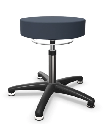 Taboret laboratoryjny Tec basic z miękkim siedziskiem