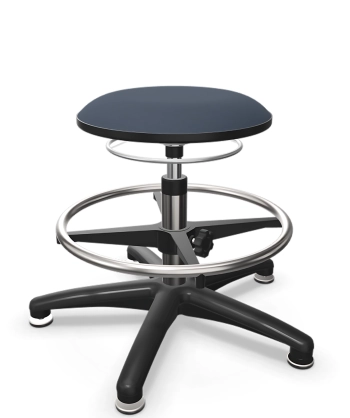 Taboret laboratoryjny wysoki Tec basic