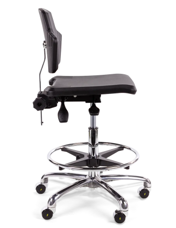 ESD cleanroom krzesło do pomieszczeń czystych Score Spirit 1501 ESD wysokie