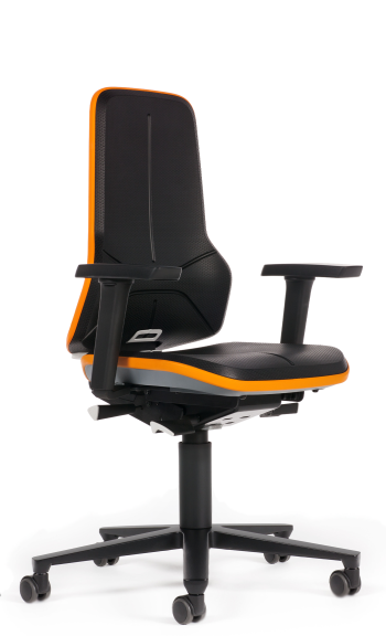 krzesło przemysłowe 10 lat gwarancji Neon 2 bimos kółka