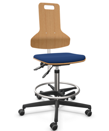 Krzesło przemysłowe warsztatowe wysokie Tec profile XW