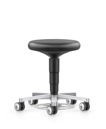 taboret 10 lat gwarancji do pomieszczeń czystych sterylnych laboratoryjny ESD Cleanroom Stool bimos kółka