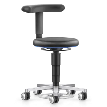 taboret 10 lat gwarancji do pomieszczeń czystych sterylnych laboratoryjny ESD Cleanroom Stool bimos kółka