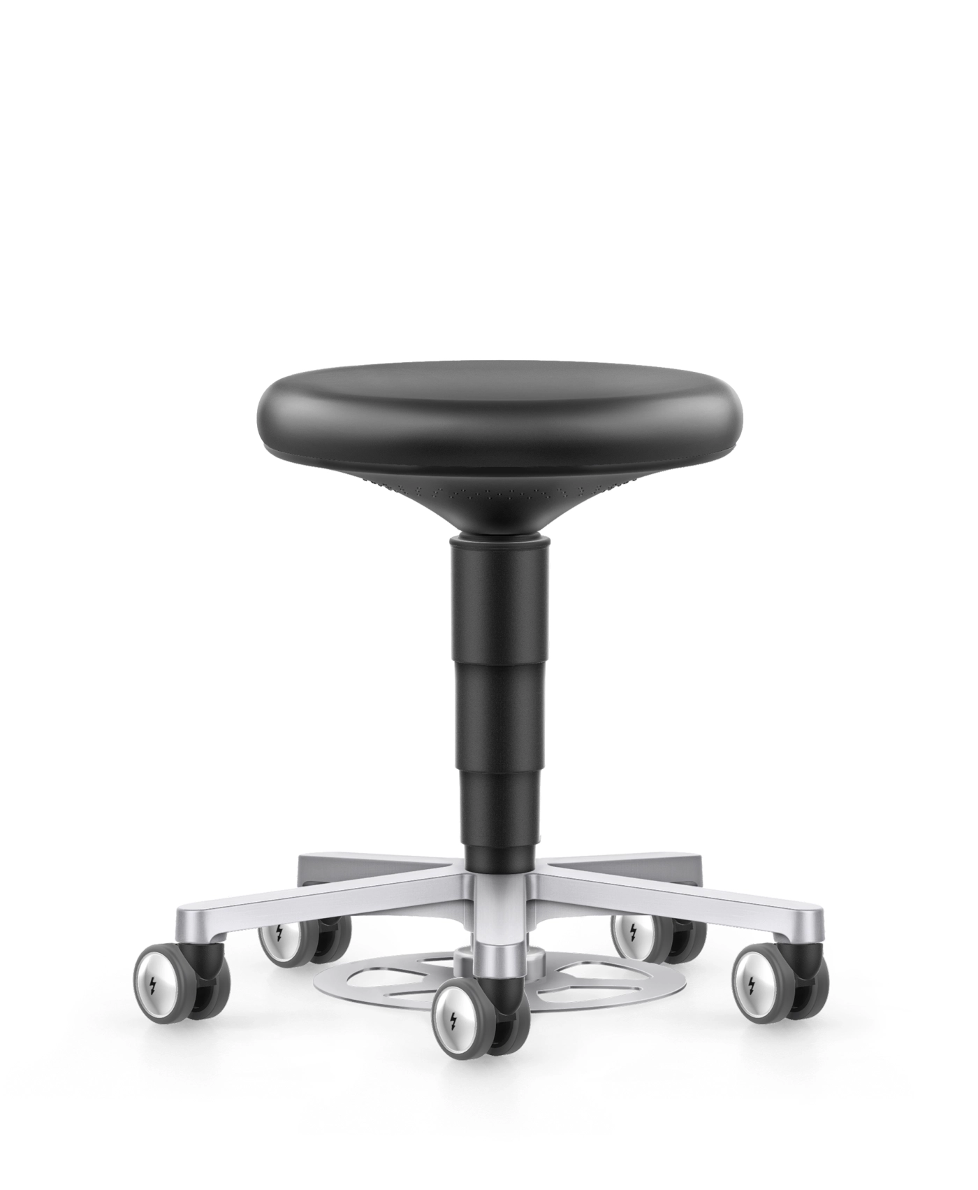 taboret 10 lat gwarancji do pomieszczeń czystych sterylnych laboratoryjny ESD Cleanroom Stool bimos kółka