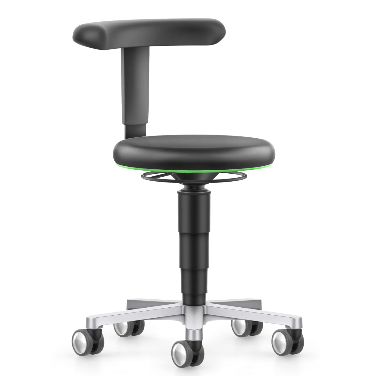 taboret 10 lat gwarancji do pomieszczeń czystych sterylnych laboratoryjny ESD Cleanroom Stool bimos kółka