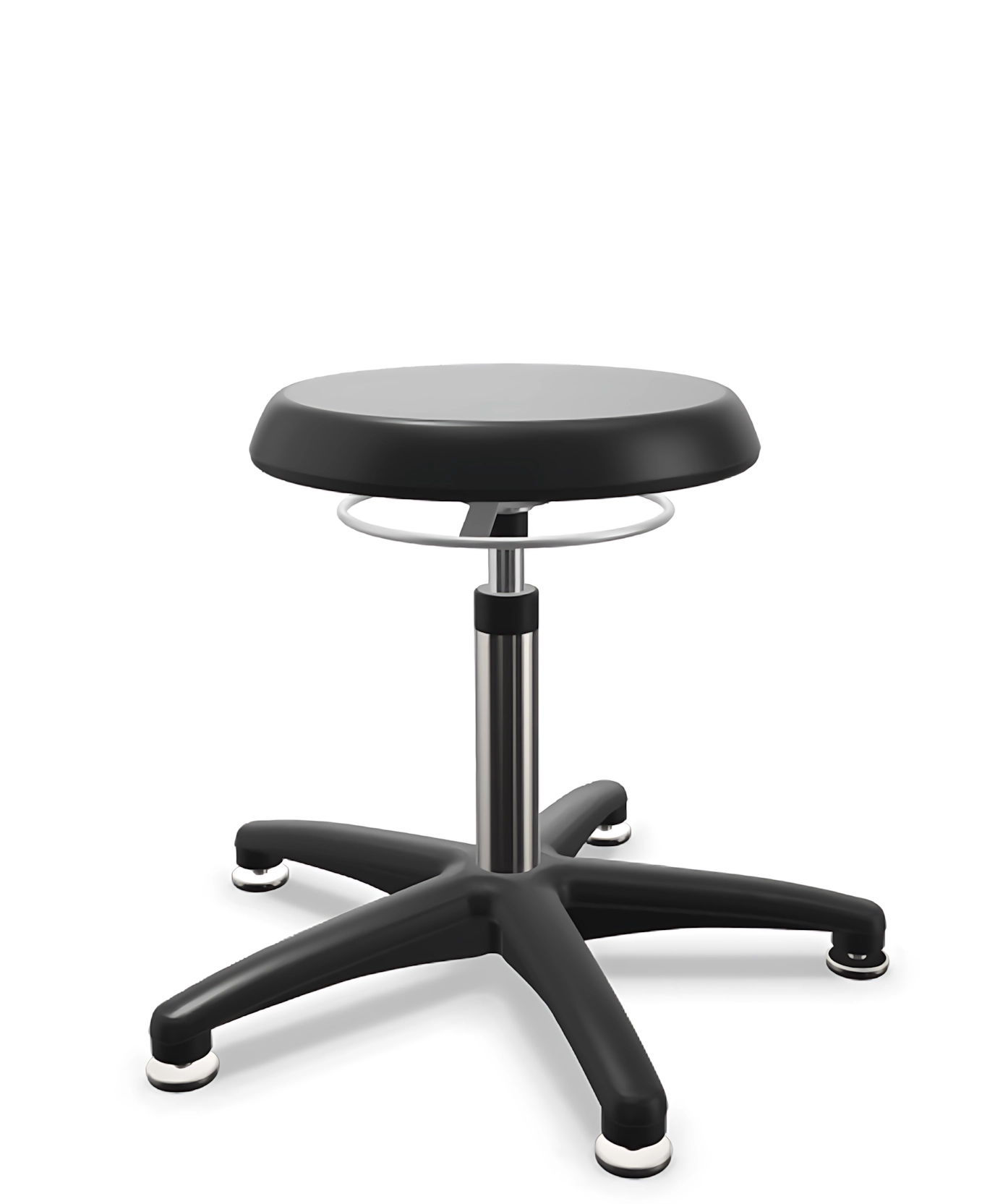 Taboret przemysłowy warsztatowy Tec basic z pianką PU