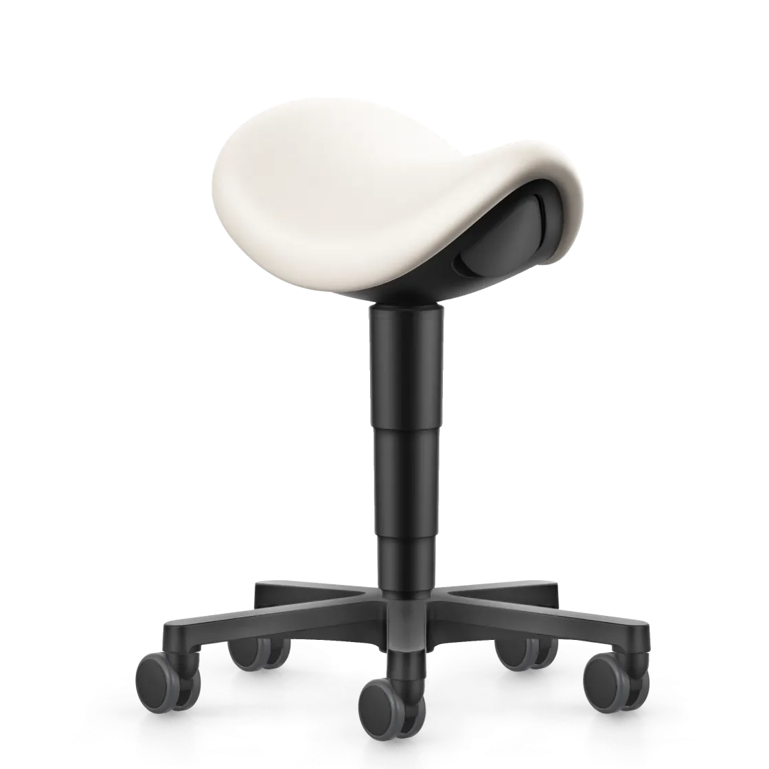 Taboret siodłowy do pracy stojącej Saddle Stool Bimos