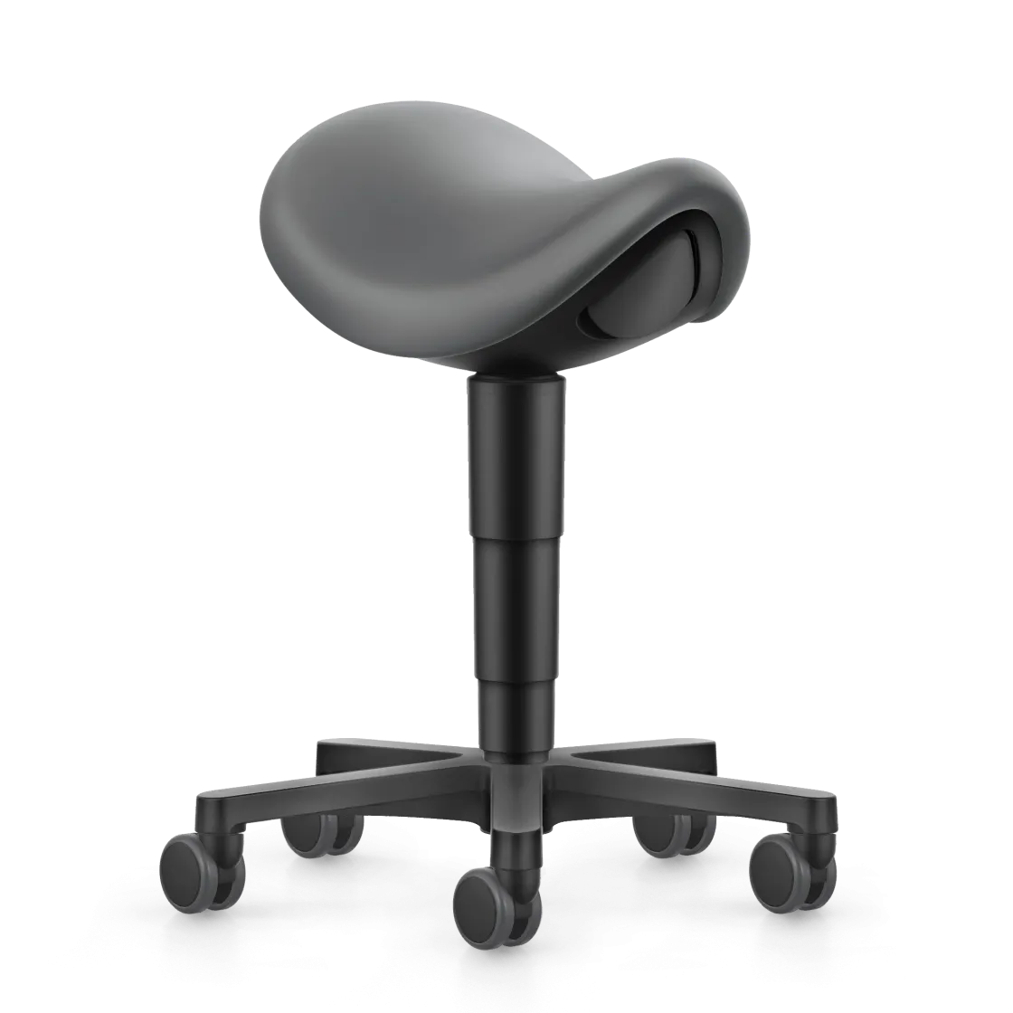 Taboret siodłowy do pracy stojącej Saddle Stool Bimos