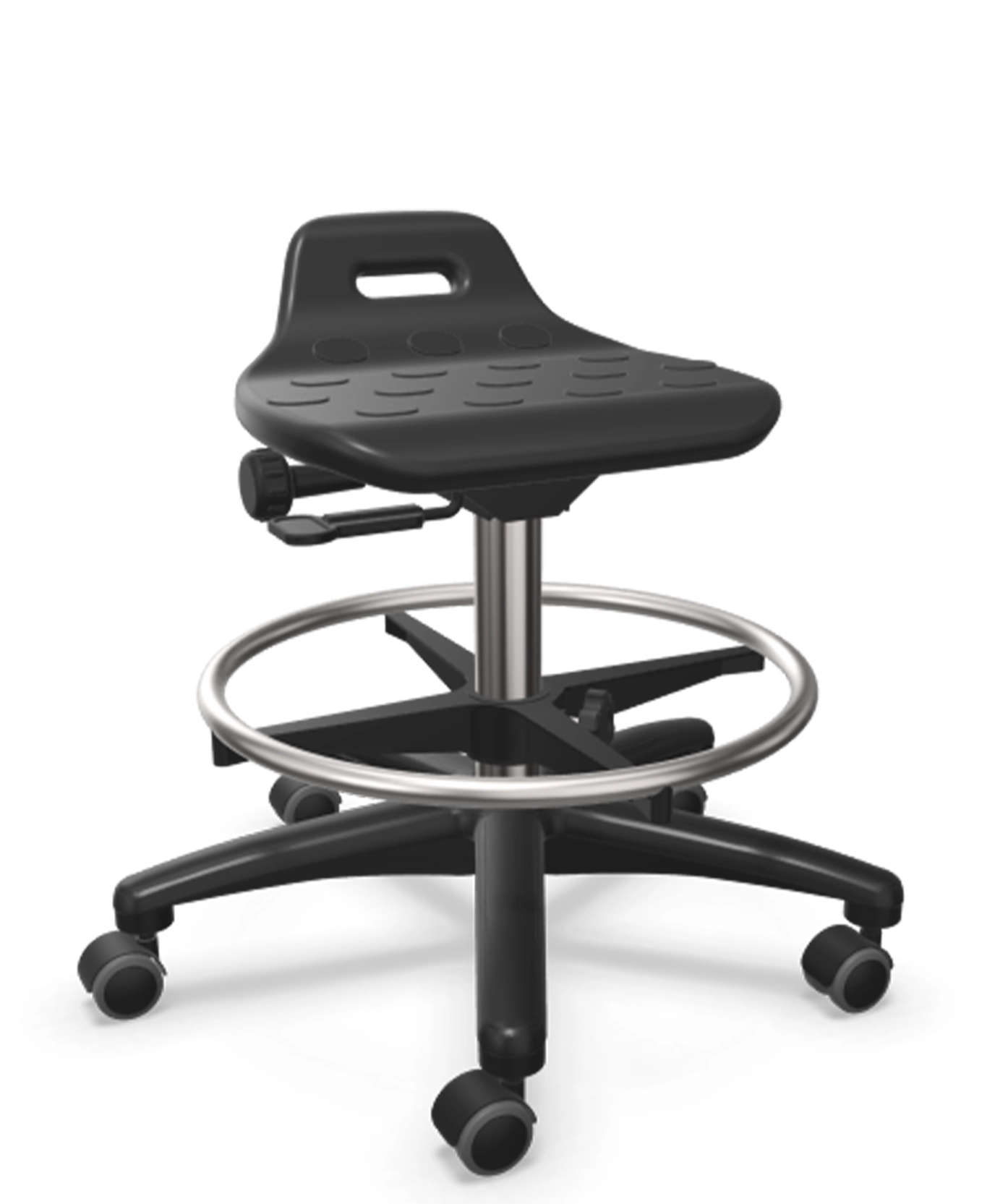 Wysoki taboret do pracy stojącej Tec basic